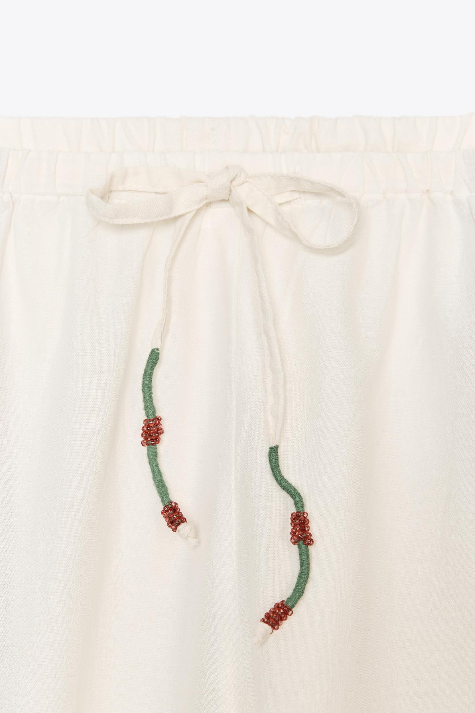 ZW COLLECTION EMBROIDERED PANTS Product Image