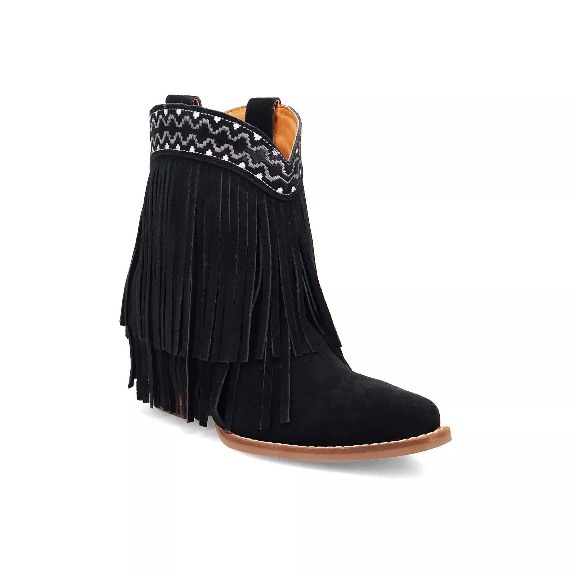 Dingo Tapadero Women's Suede Booties,  Product Image