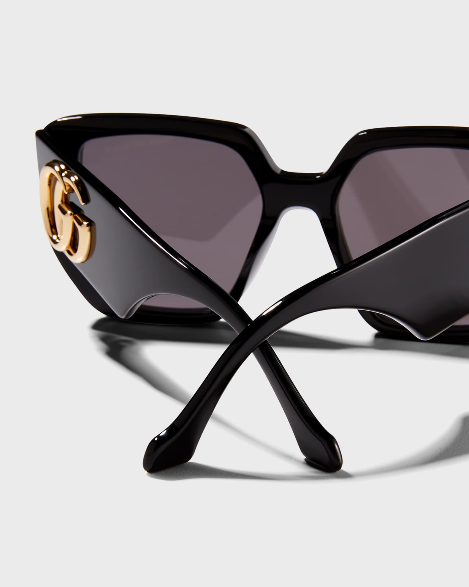 Oversized Square Acetate Sunglasses Product Image