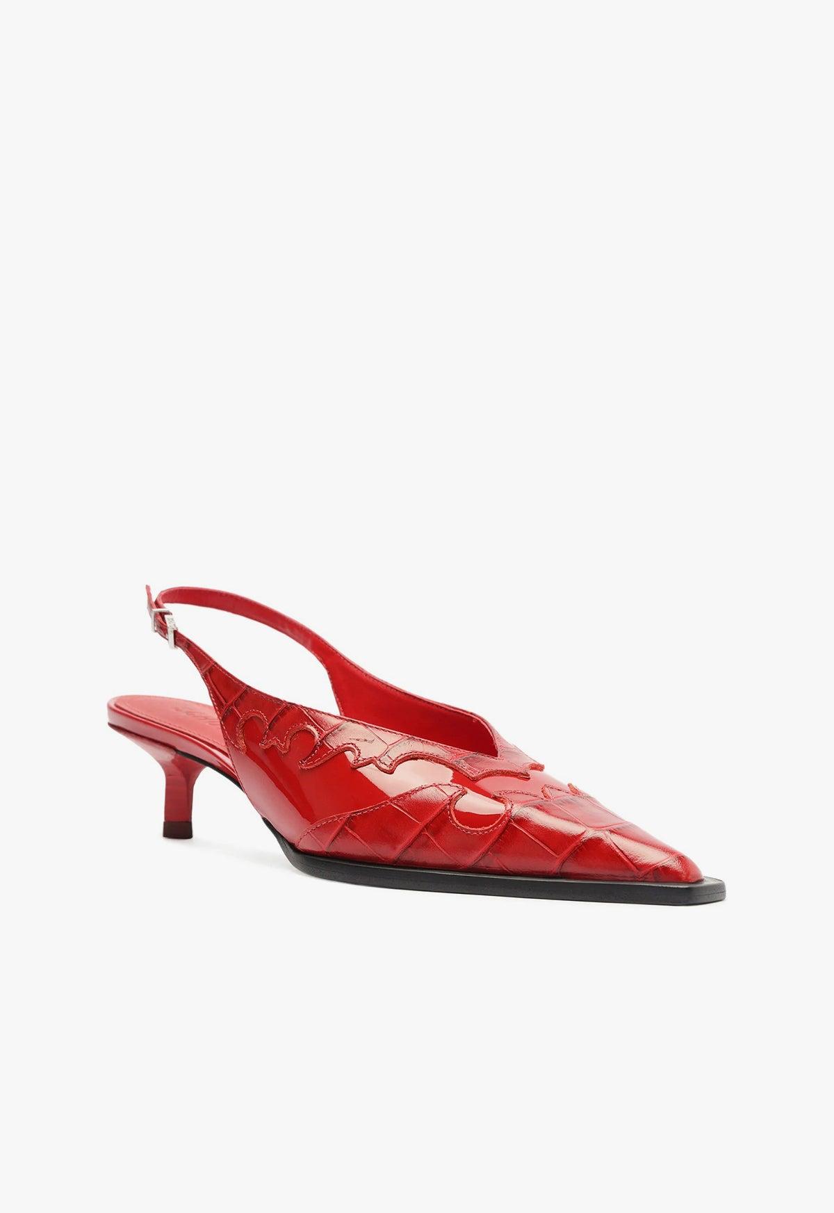 Daria Sling Patent Leather Pump Female Product Image