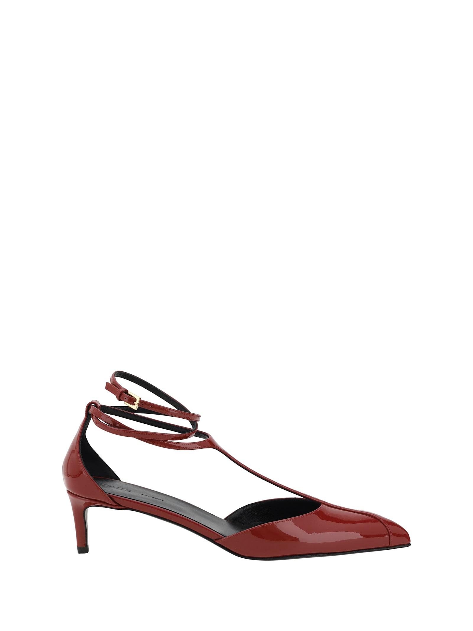 KHAITE Mia 45 Patent Leather Pumps In Red Product Image