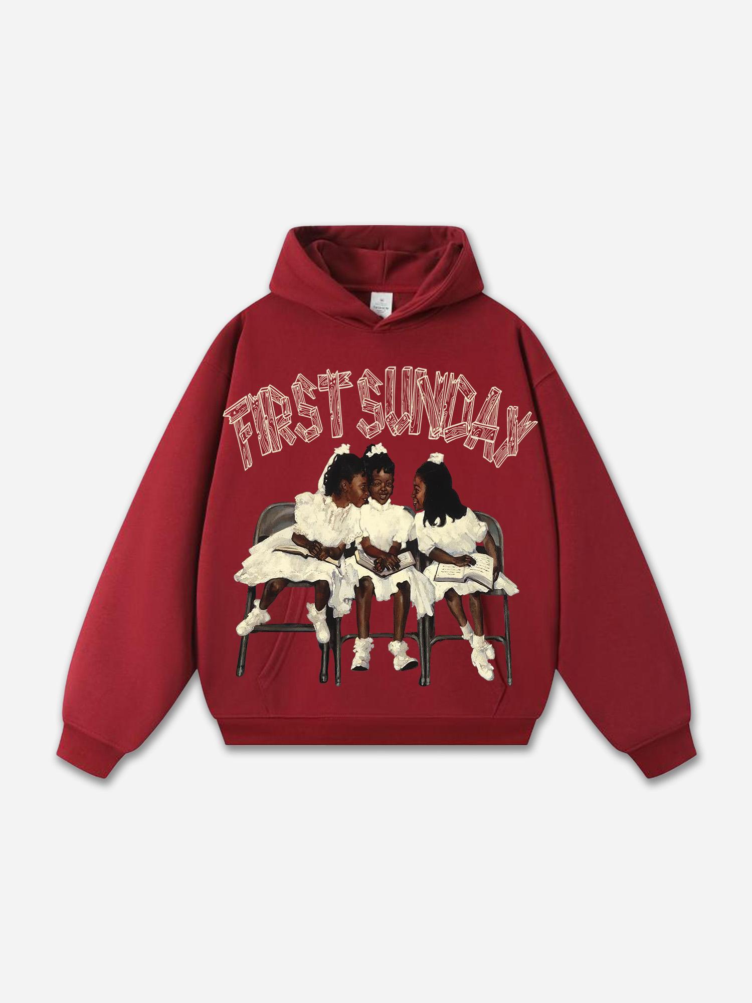 Sopula Everything Comes In Waves Vacation Graphic Oversized Hoodie Product Image