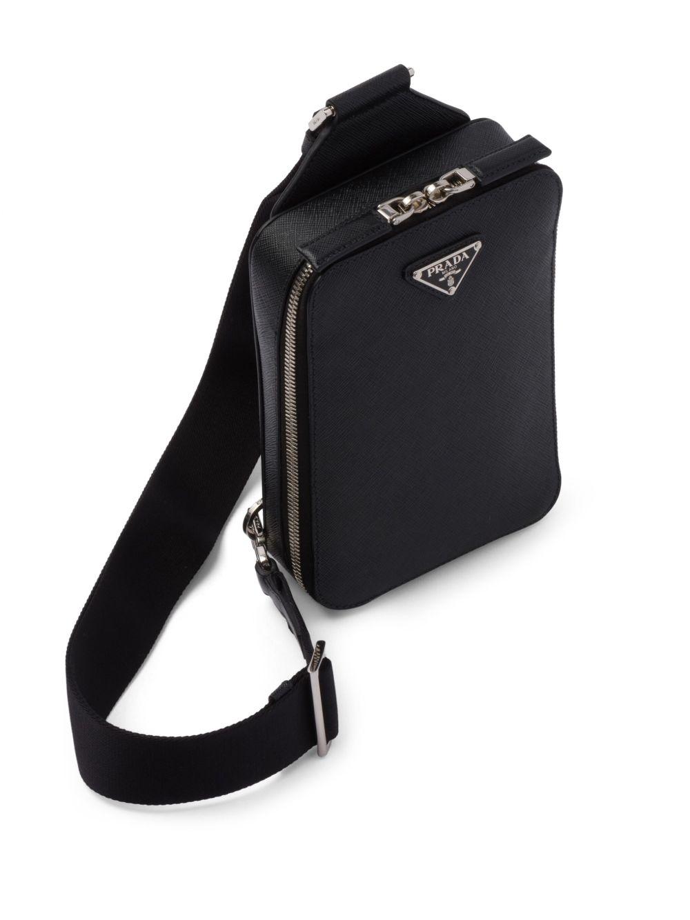 Brique leather shoulder bag Product Image
