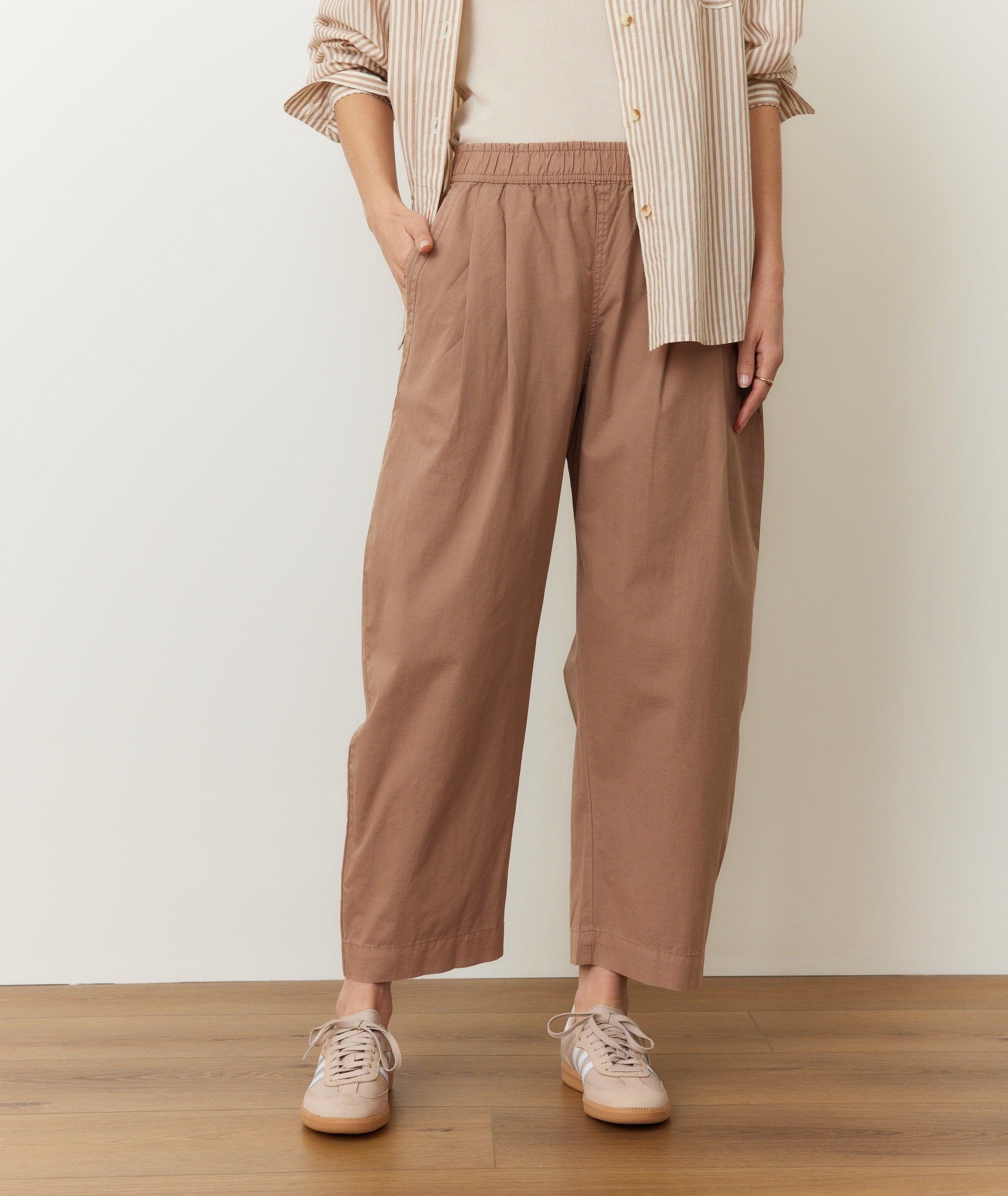 Kyra Poplin Barrel Pant Product Image