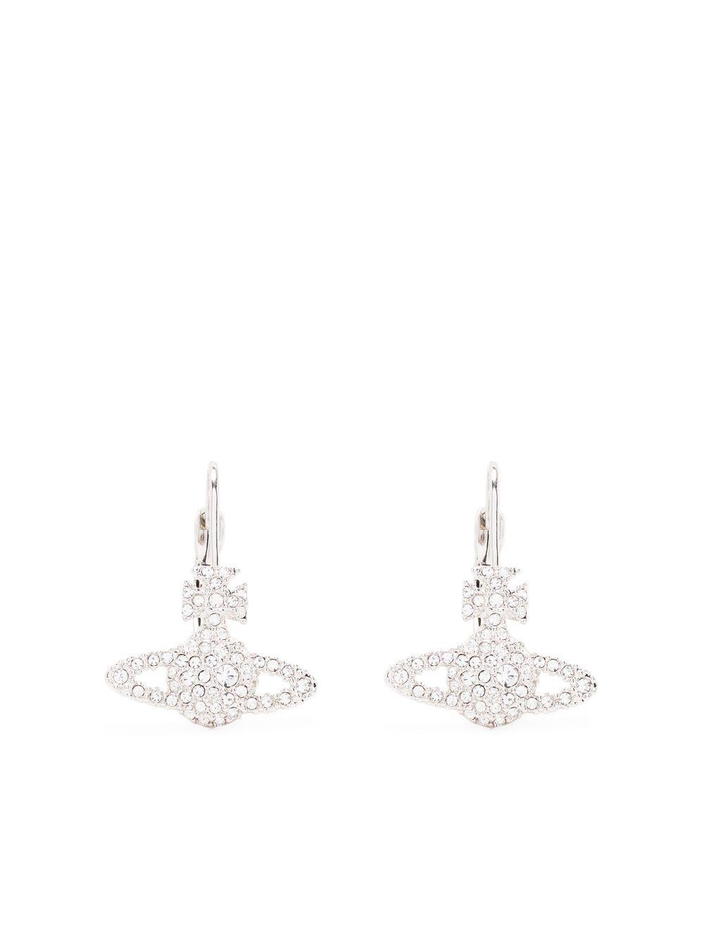 Grace Orb crystal drop earrings Product Image