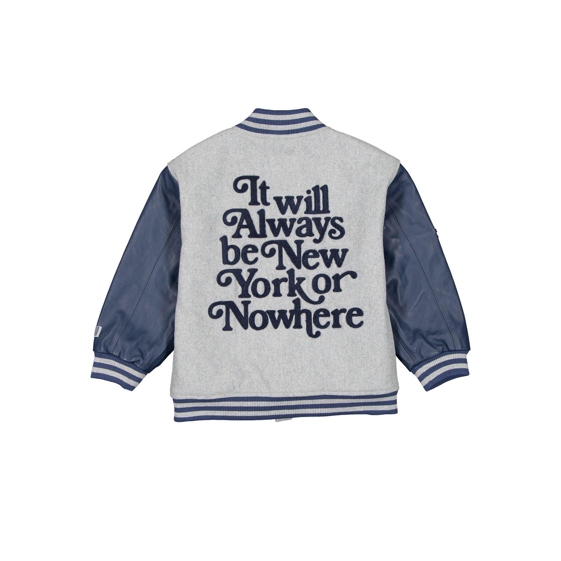 New York or Nowhere x New York Yankees Gray Youth Jacket Product Image