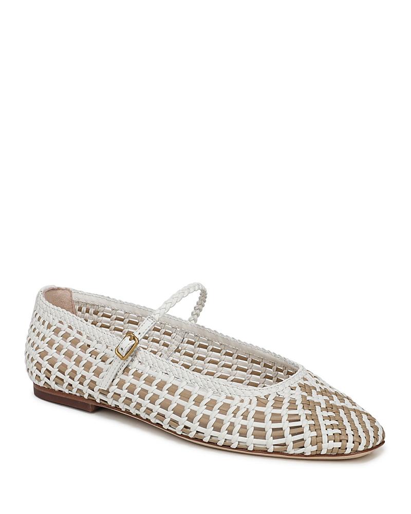 Veronica Beard Womens Ellie Woven Mary Jane Flats Product Image