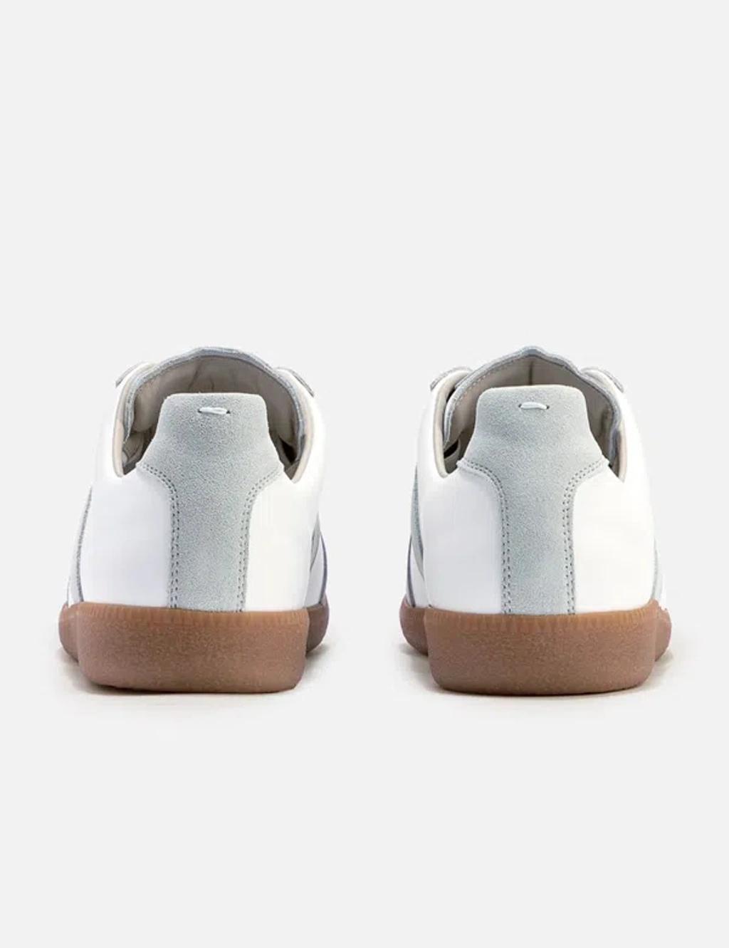 MAISON MARGIELA Bicolor Leather Replica Sneakers In White Product Image