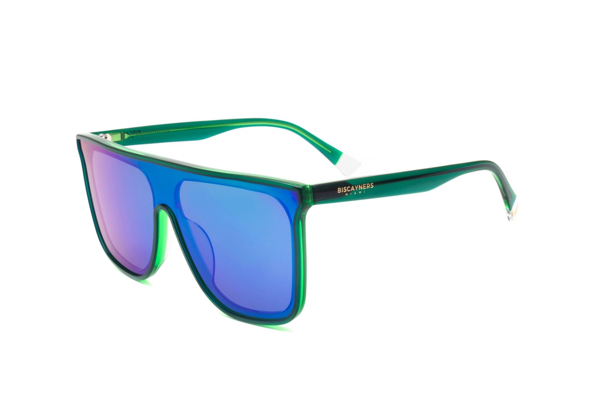 Biscayners Enid Green Men's Sunglasses Male Product Image