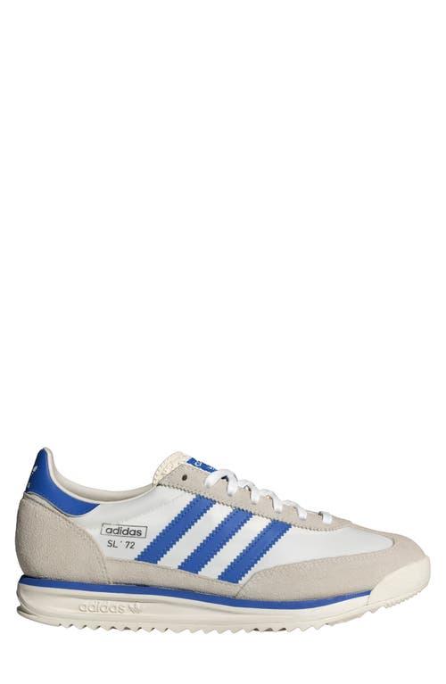 adidas Gender Inclusive SL 72 RS Sneaker in Chalk White/blue/white at Nordstrom, Size 13 Women's Product Image