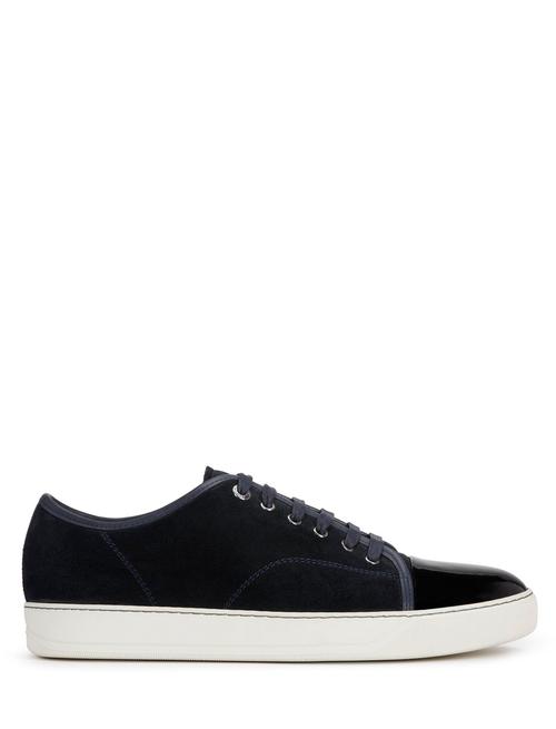 Black DBB1 Suede & Patent Leather Sneakers Product Image