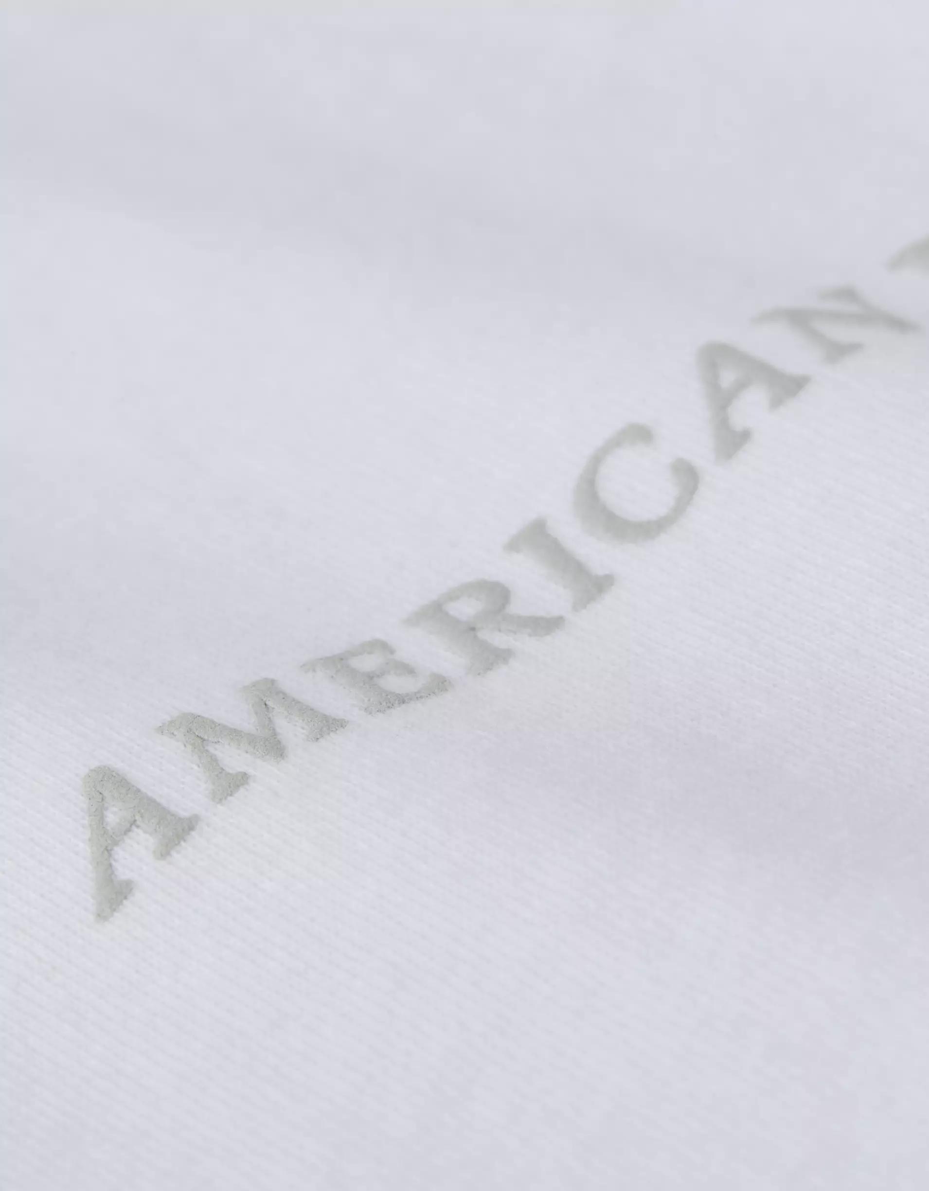 AE Laidback Luxe Heavyweight Oversized Logo Graphic T-Shirt Product Image