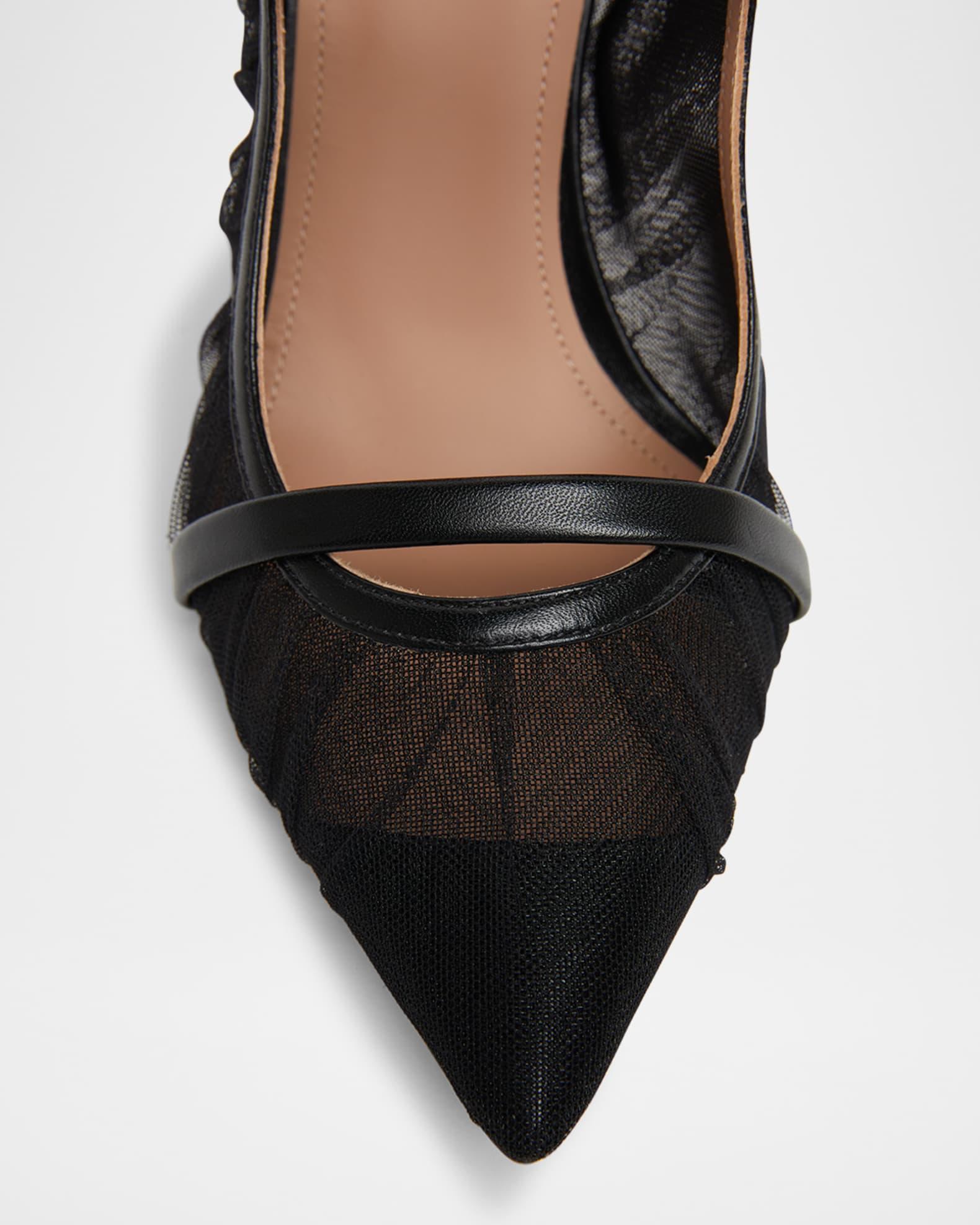 Maureen Tulle Dual-Band Mule Pumps Product Image