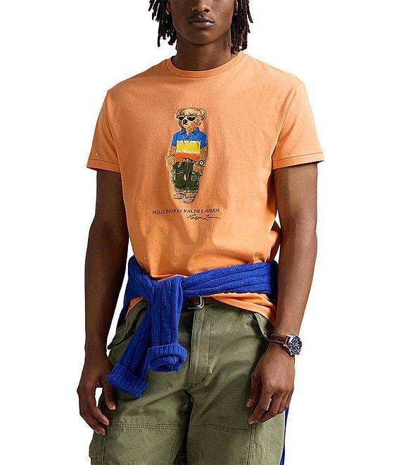 Polo Ralph Lauren Classic Fit Beach Bear Graphic Jersey T-Shirt Product Image