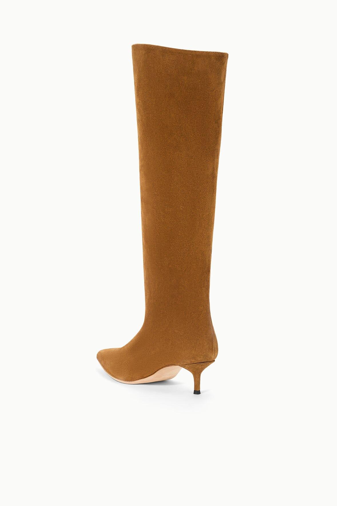 SEBASTIAN KITTEN HEEL BOOT | TAN Product Image