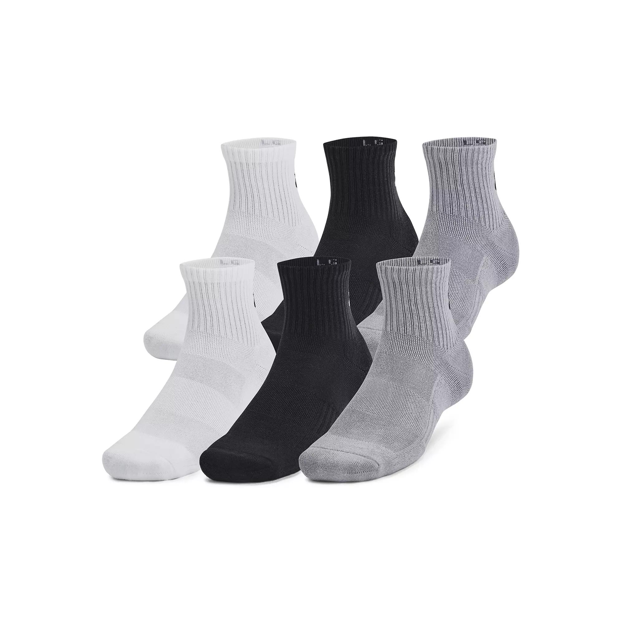 Under Armour 6-Pack Training Cotton Quarter Socks, Women's,  Product Image