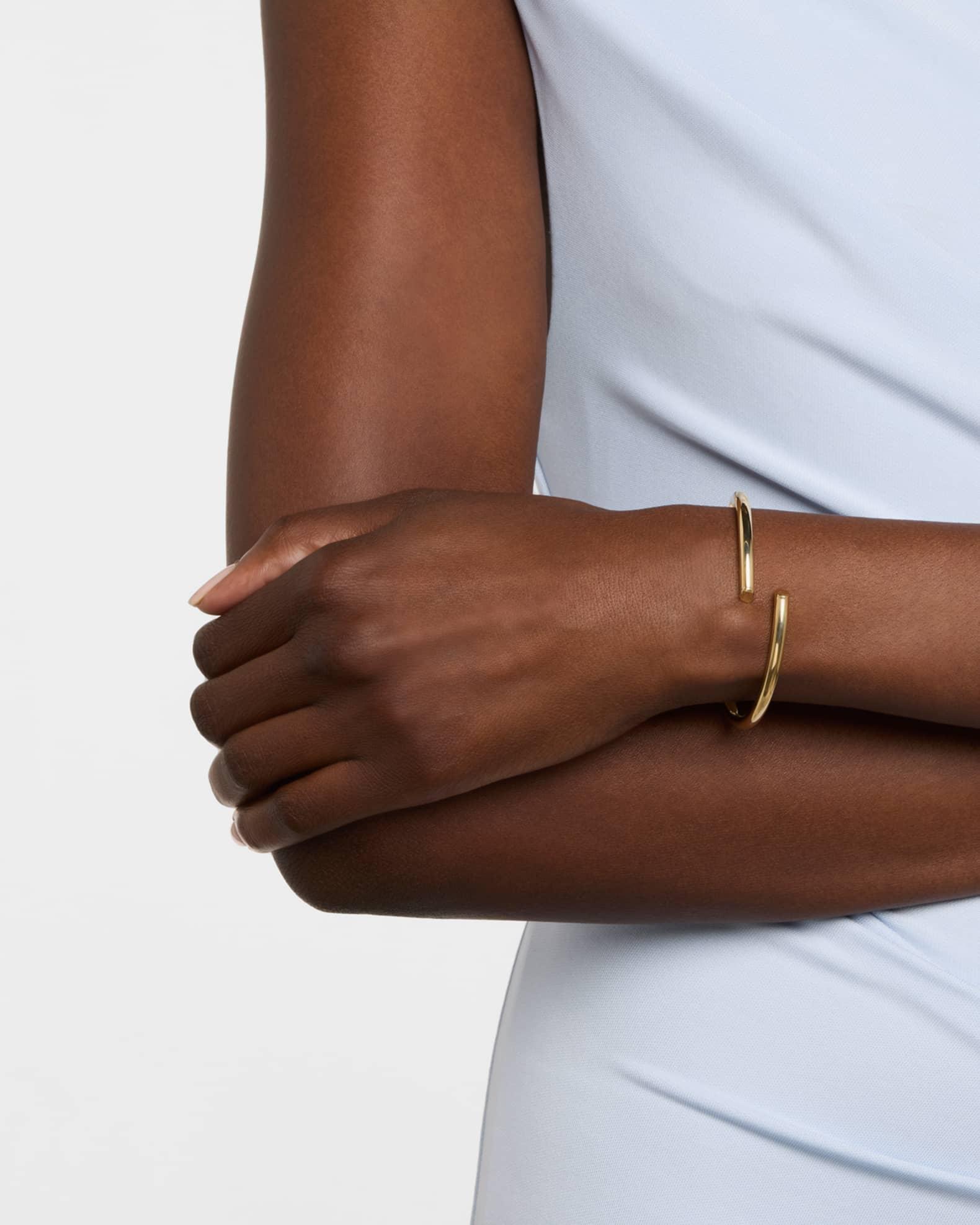 Skinny Layered Echo Hollow Bangle Bracelet Product Image