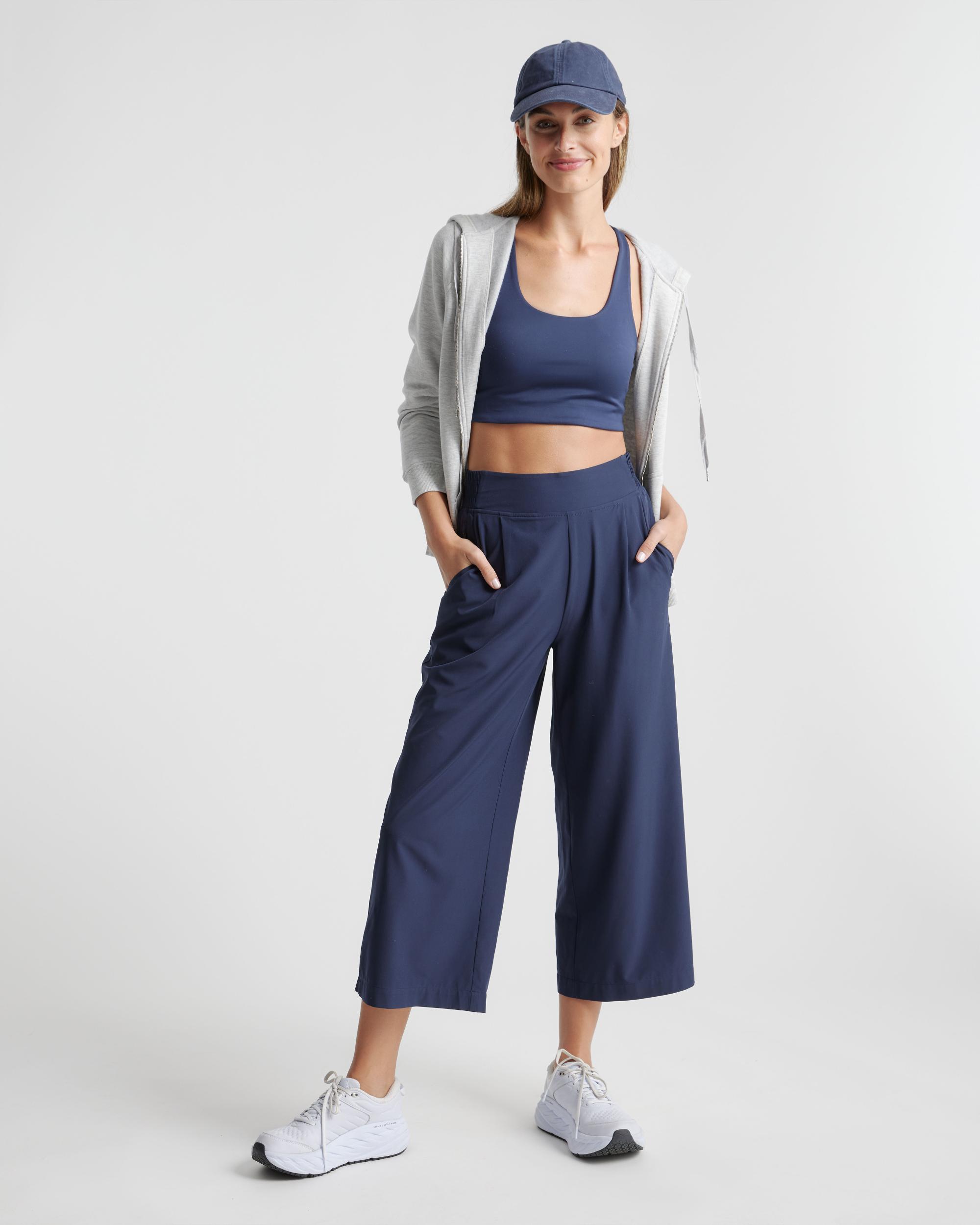 Quince | Women's Performance Tech Wide Leg Pants Recycled Polyester Product Image