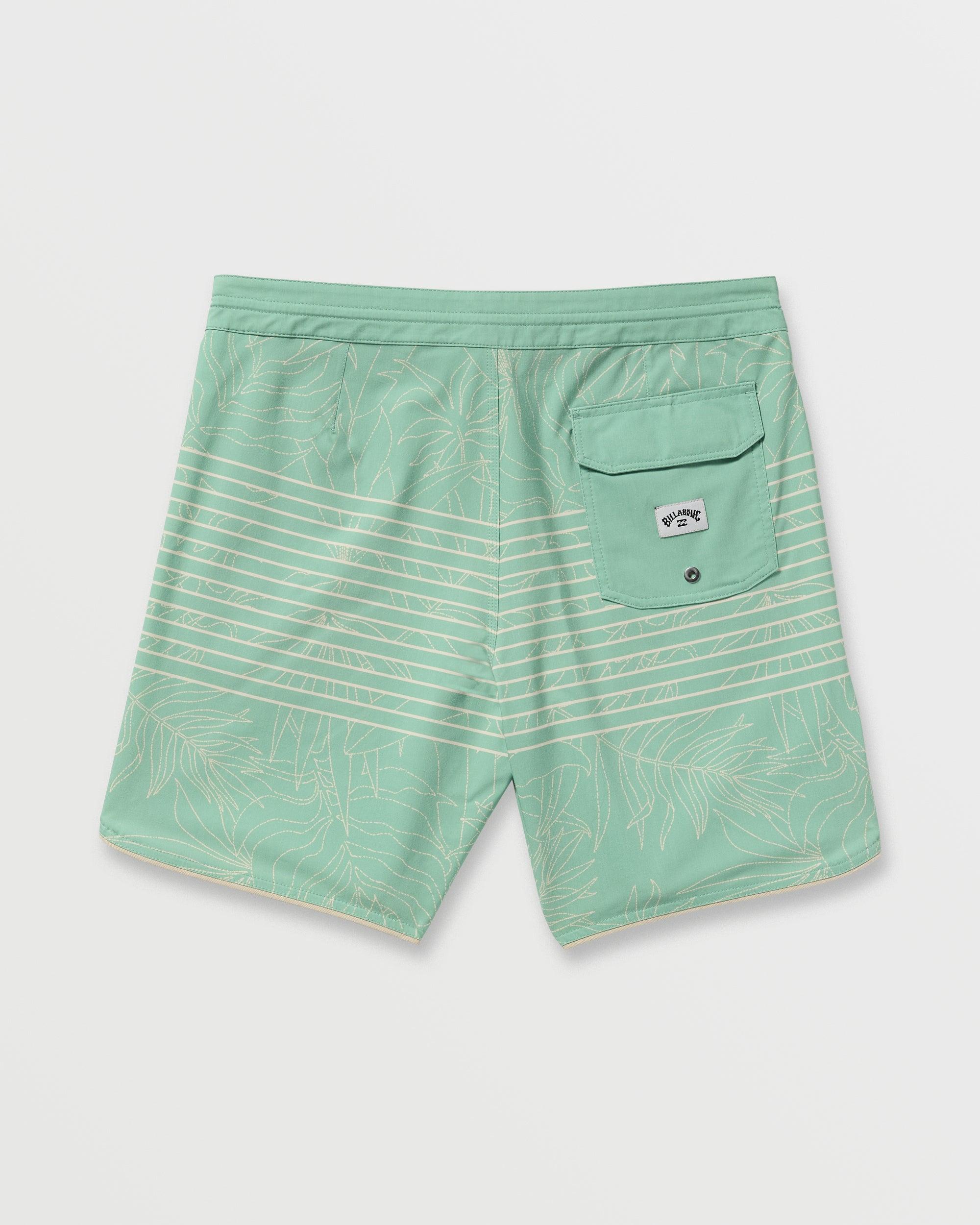 73 Lo Tide 18" Boardshorts - Mist Green Male Product Image