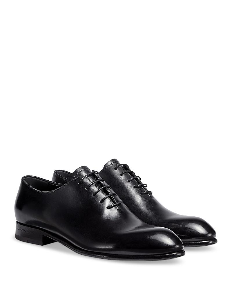 Zegna Mens Hand-Buffed Leather Vienna Evening Wholecut Oxford Shoes Product Image
