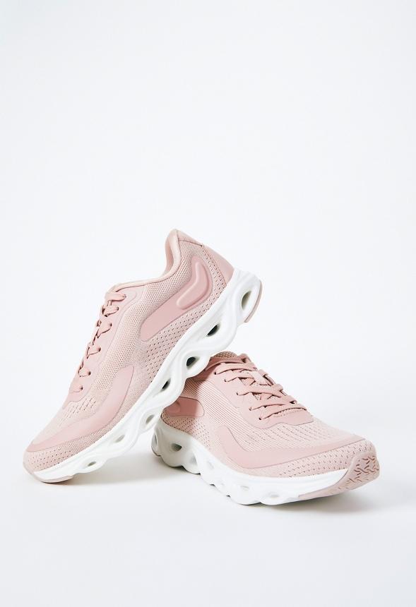 JustFab Margaux Platform Loafer Pump Womens Black/ White Size 8.5 Product Image