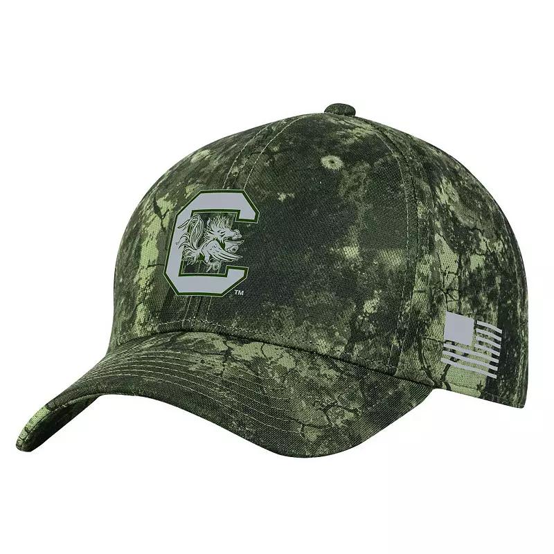 Mens Under Armour Camo South Carolina Gamecocks Freedom Collection Blitzing Performance Adjustable Hat Product Image