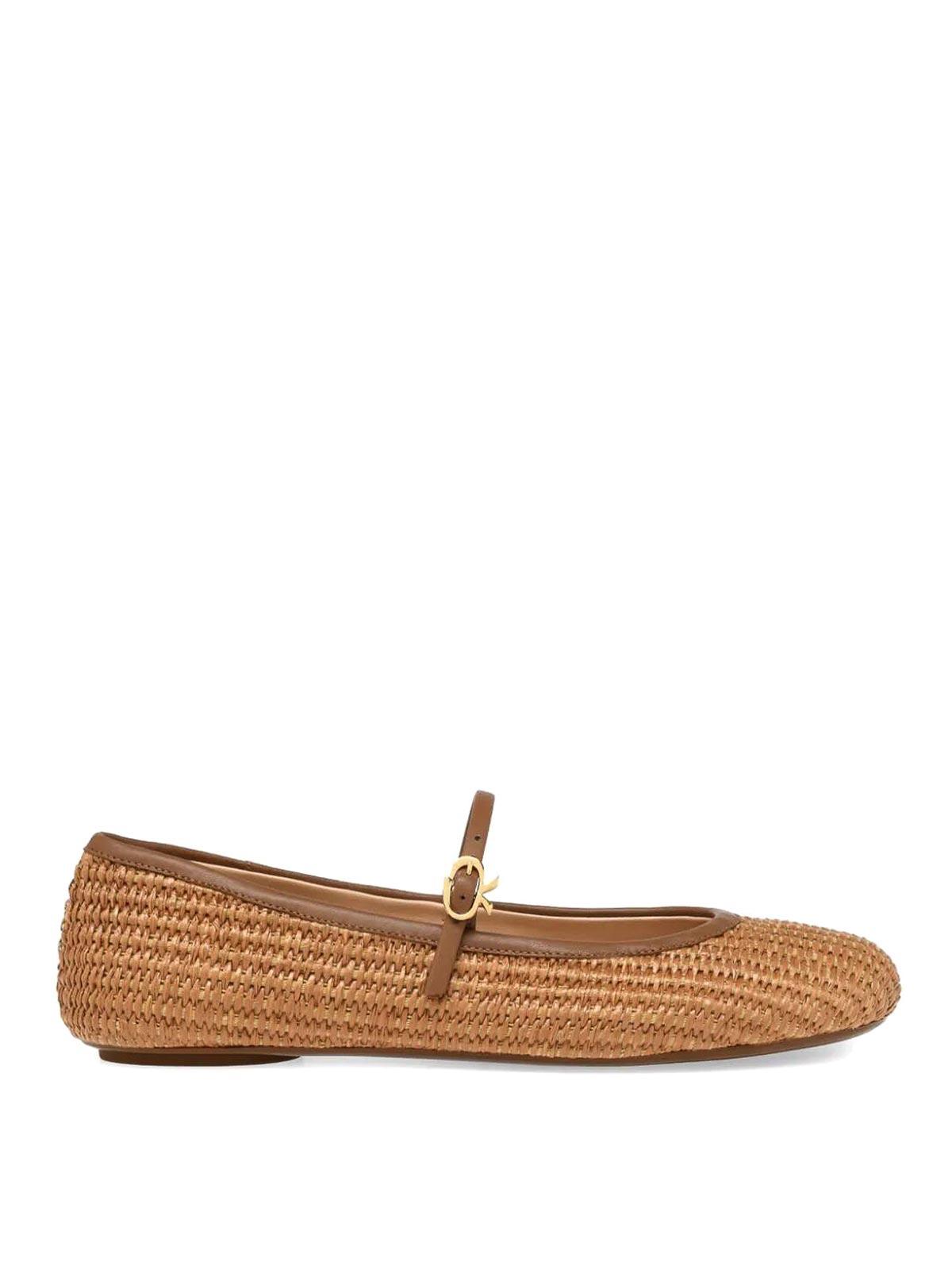 Carla raffia ballet pumps Product Image