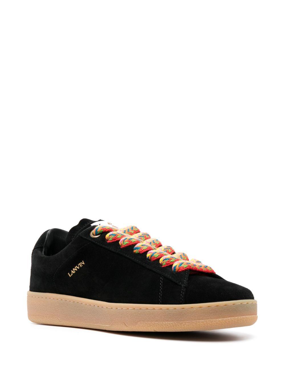 suede low-top sneakers  Product Image