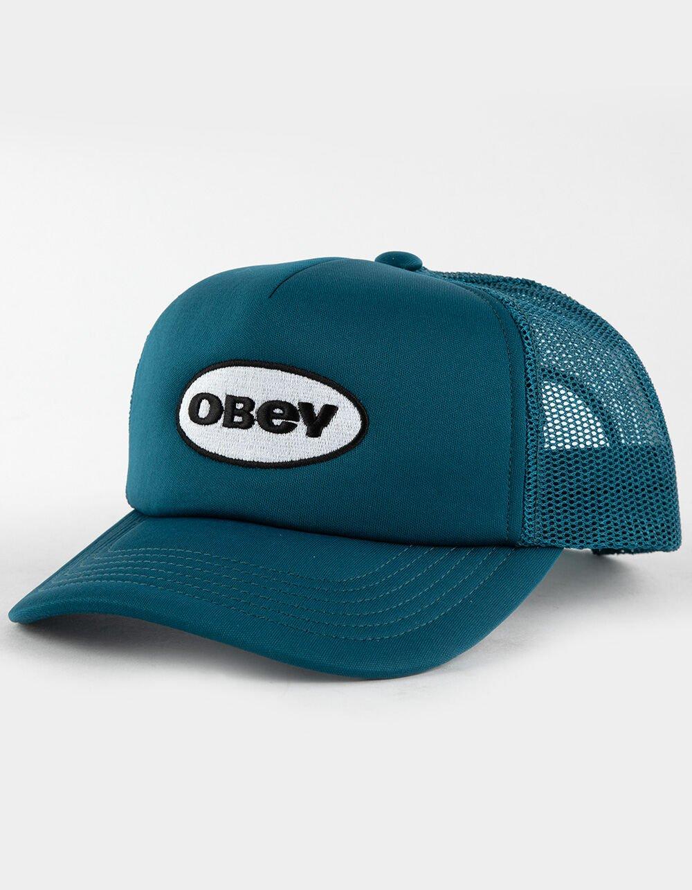 OBEY File Trucker Hat - BLUE Product Image