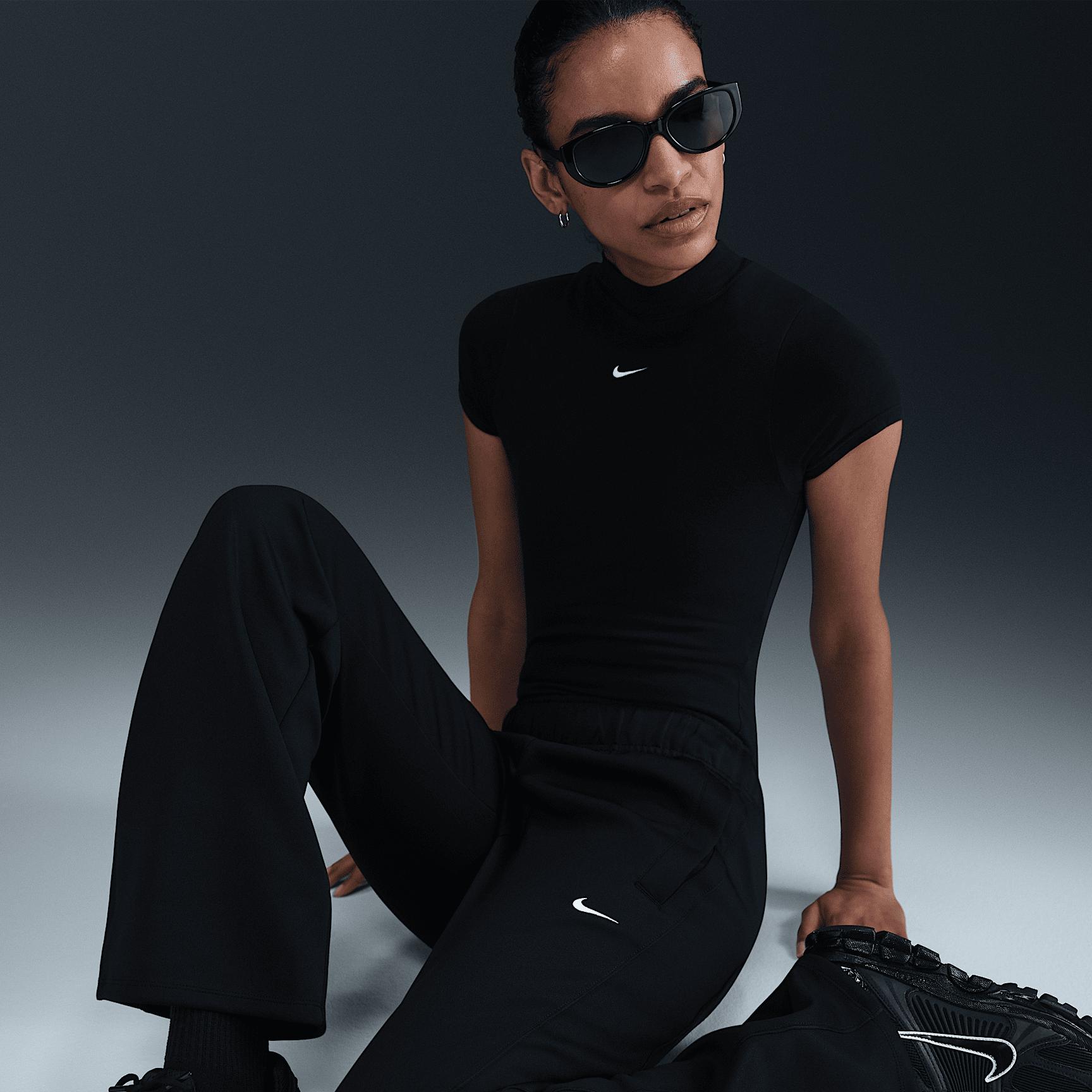Womens Nike Sportswear Windrunner Mid-Rise Slim Knit Pants | HJ1016-010 Product Image