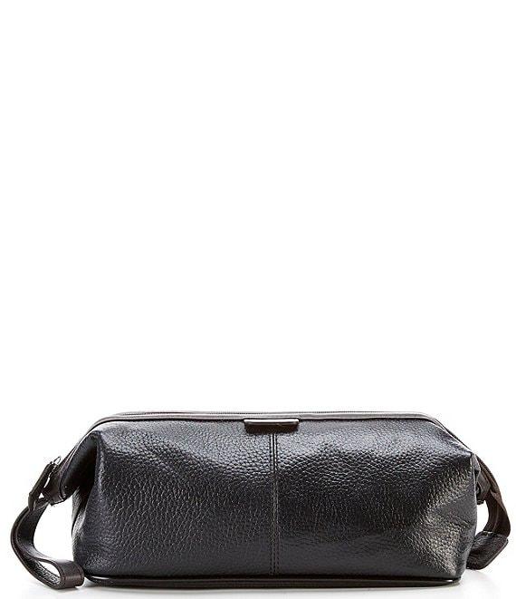 Roundtree & Yorke Wide Mouth Leather Travel Kit Product Image