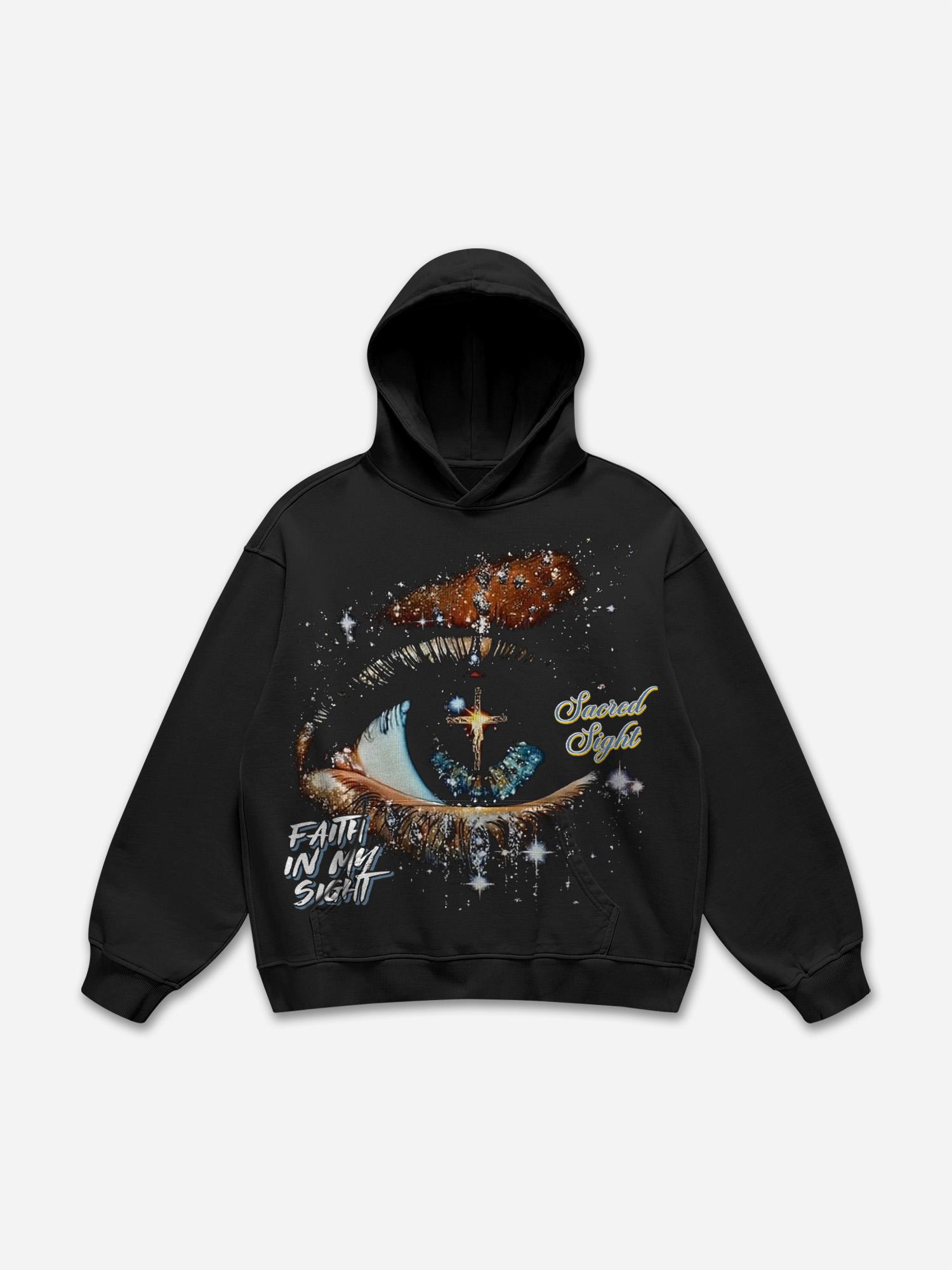 Sopula I Am A Child Of God Graffiti Slogan Graphic Oversized Hoodie Product Image