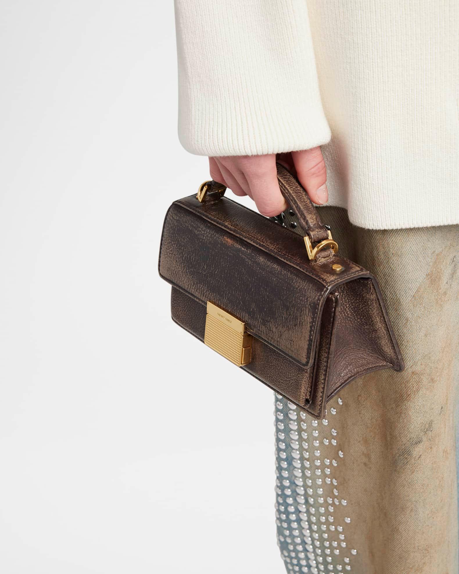 Venezia Small Treated Leather Crossbody Bag Product Image