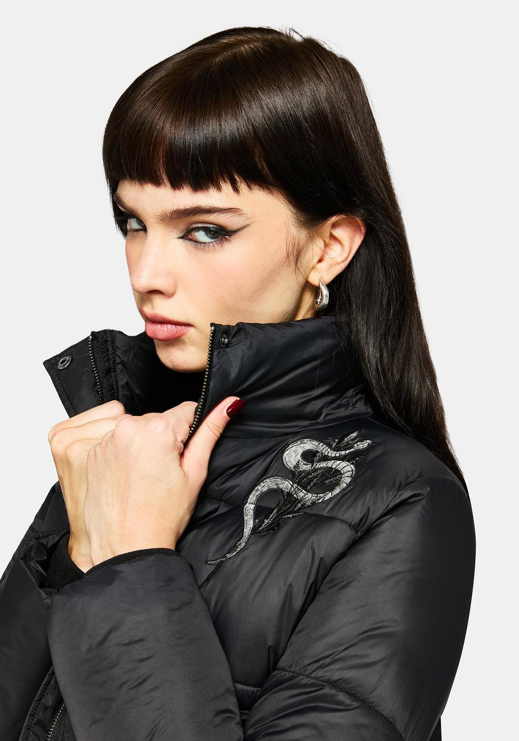 Nirah Embroidered Padded Jacket Product Image