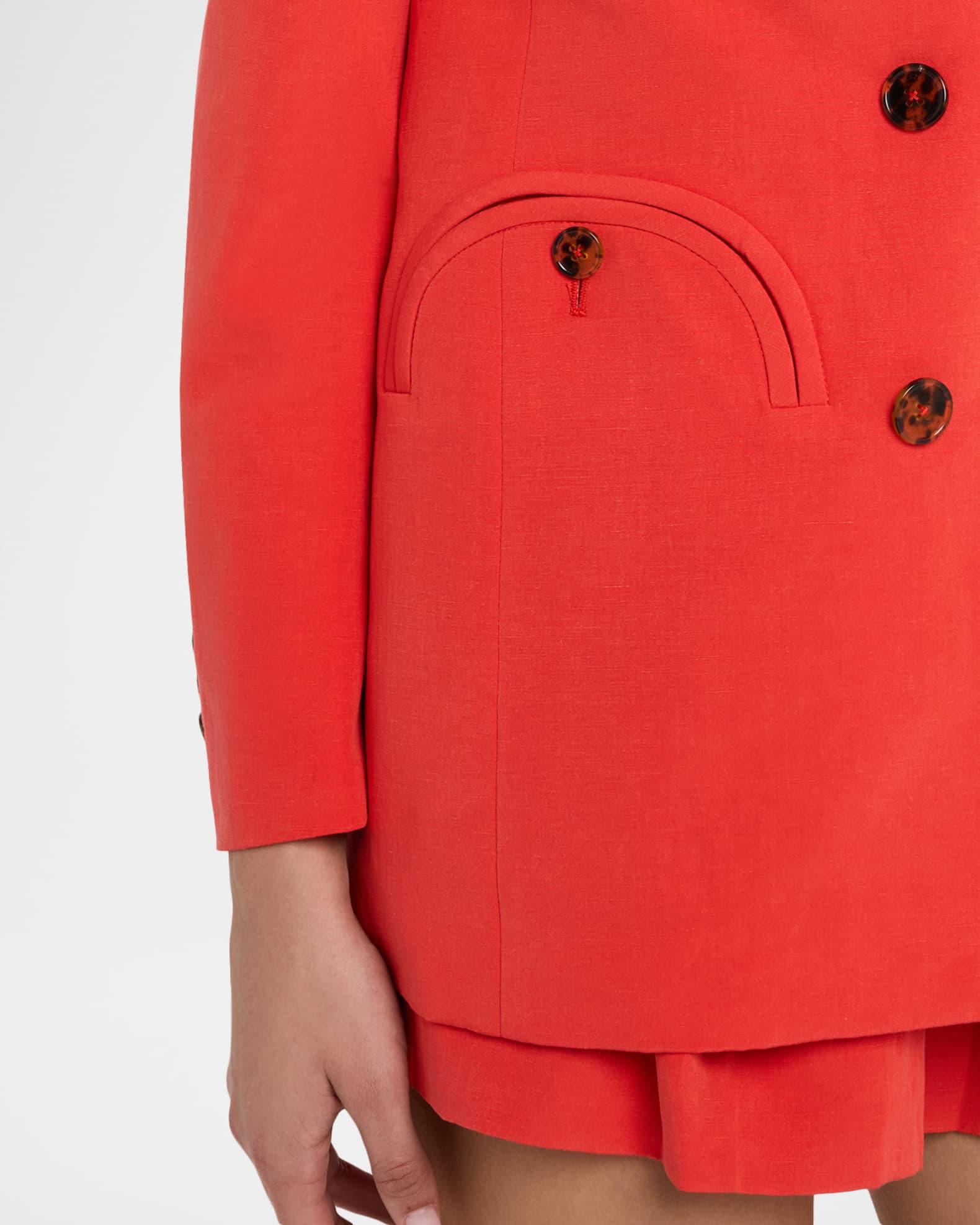 Flica Double-Breasted Everyday Blazer Product Image