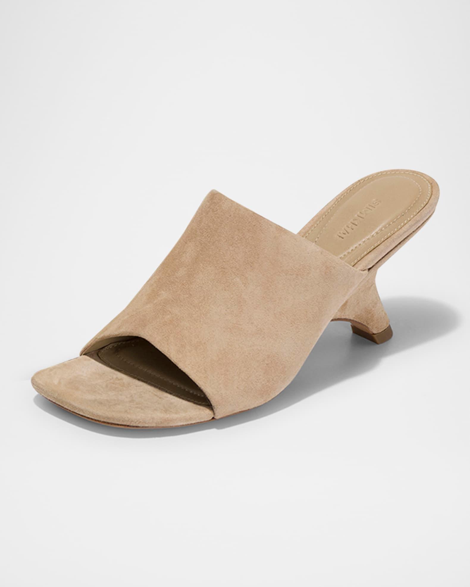 Shadow Suede Mule Sandals  Product Image