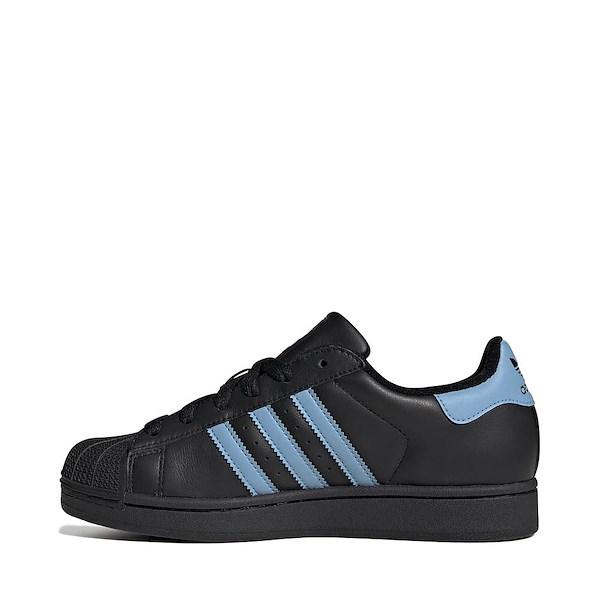 Womens adidas Superstar II Athletic Shoe - Core / Ash Blue / Core Product Image