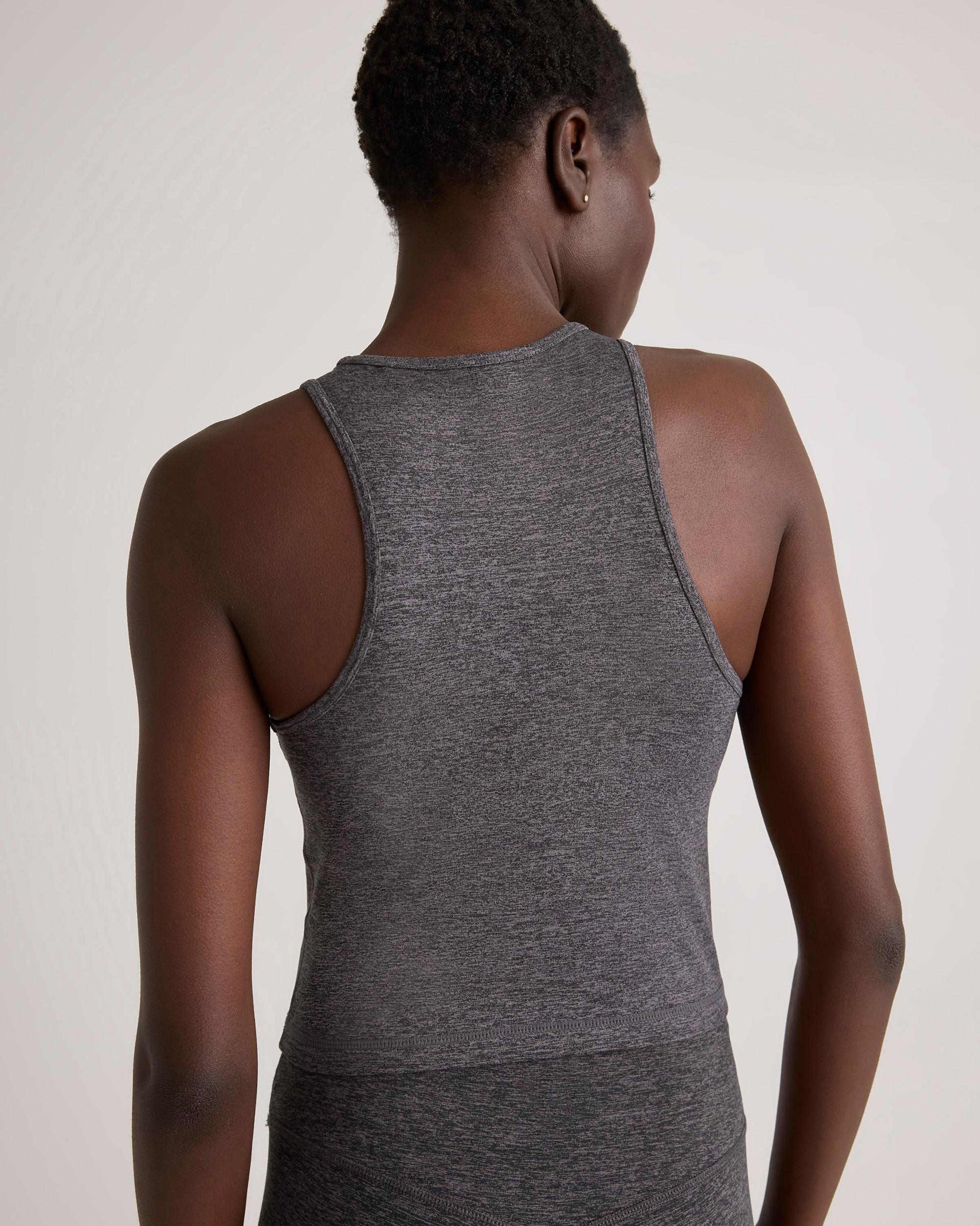 Quince | Women's Ultra-Soft High Neck Cropped Tank Top Polyester Product Image