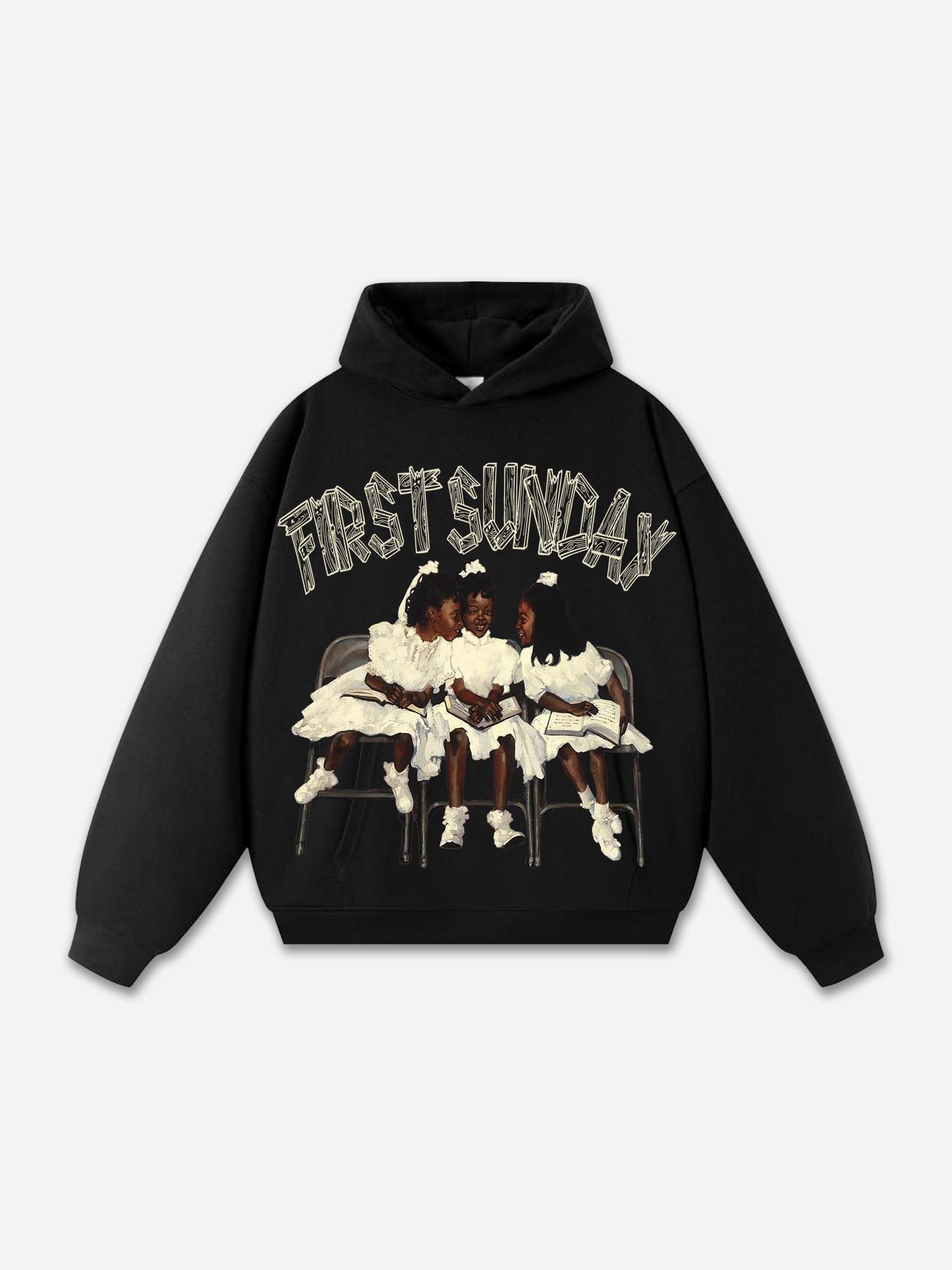 Sopula Everything Comes In Waves Vacation Graphic Oversized Hoodie Product Image