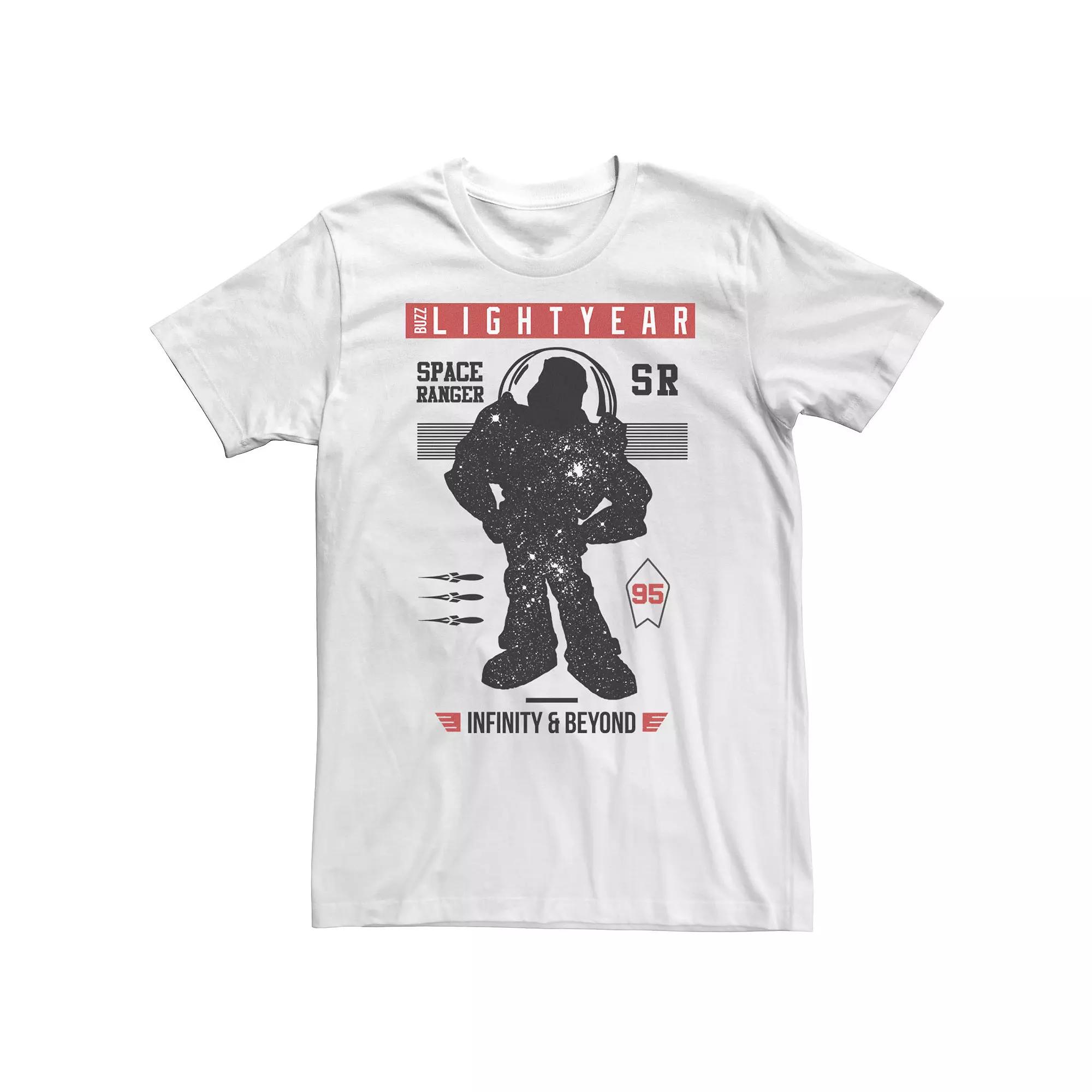 Big & Tall Disney / Pixar Buzz Lightyear Space Ranger Silhouette Tee, Men's,  Product Image