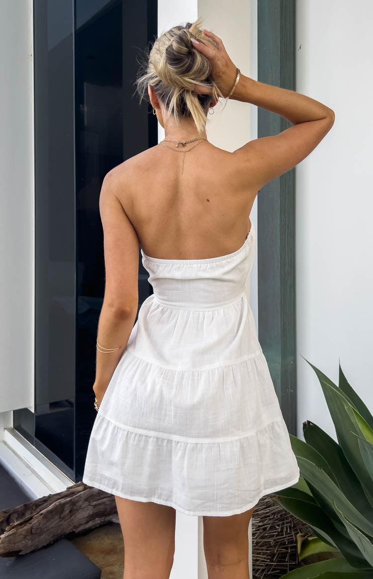 Georgia White Strapless Mini Dress Product Image