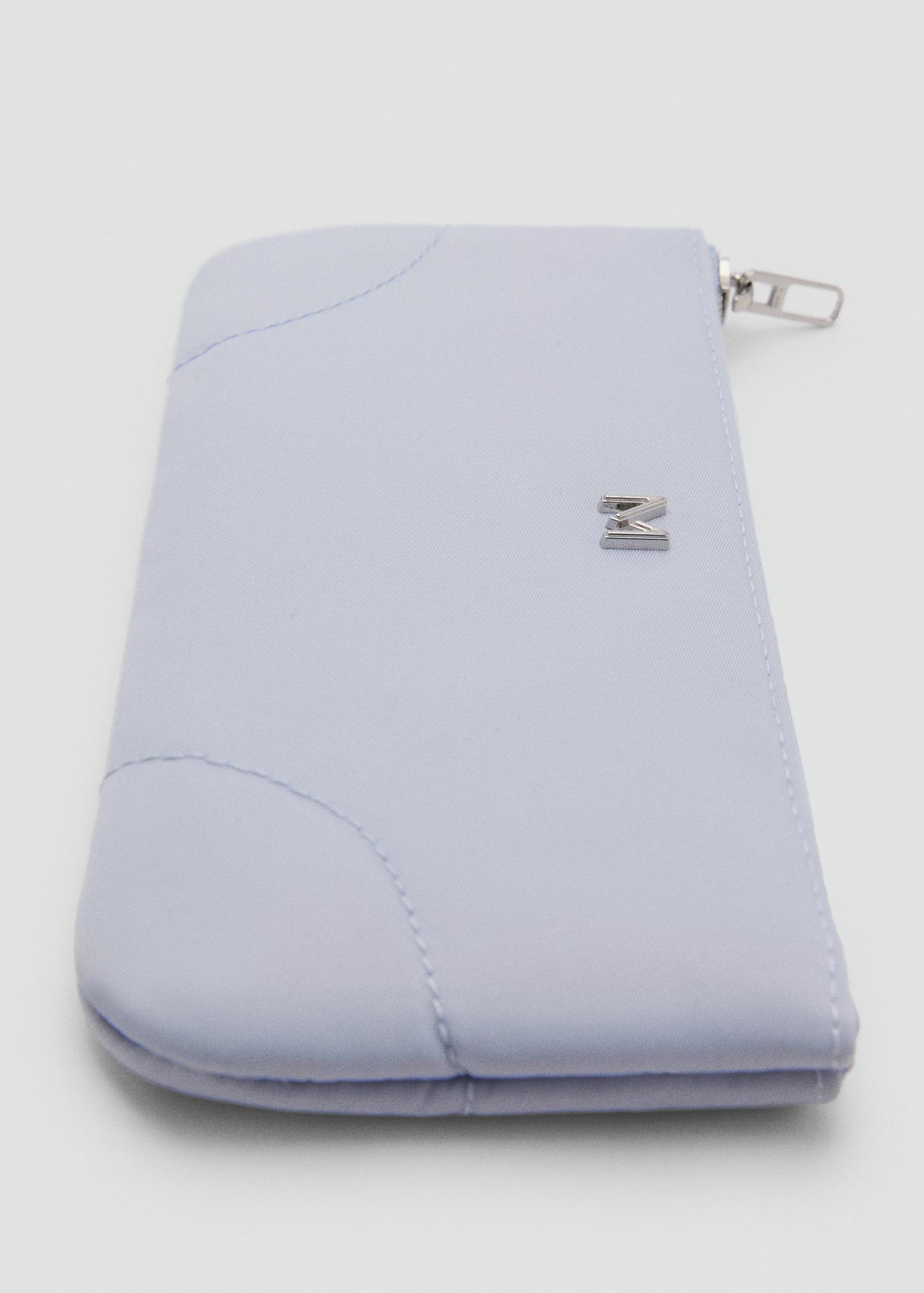 Zipped nylon cosmetics bag - Women | MANGO USA Product Image