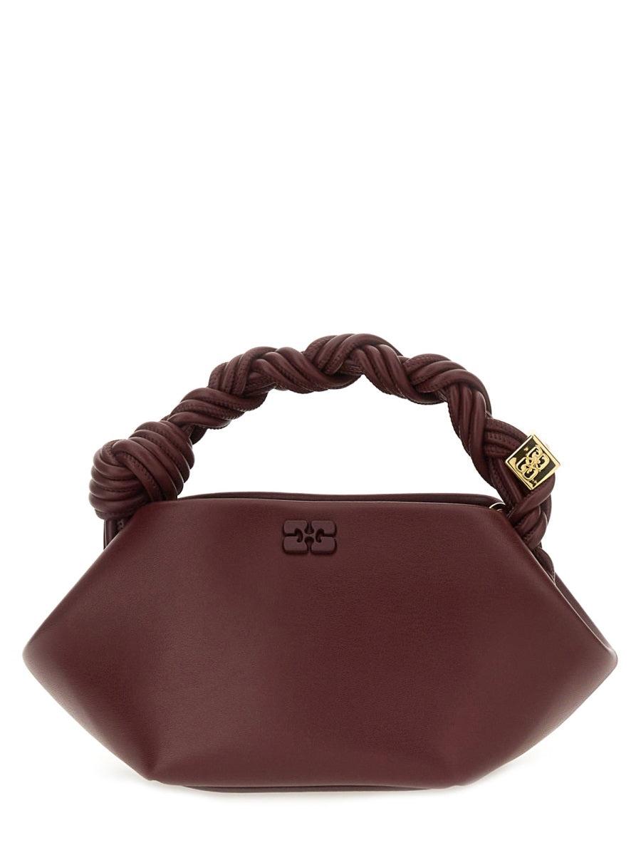 GANNI Bordeaux Mini Bou Handbag In Red Product Image