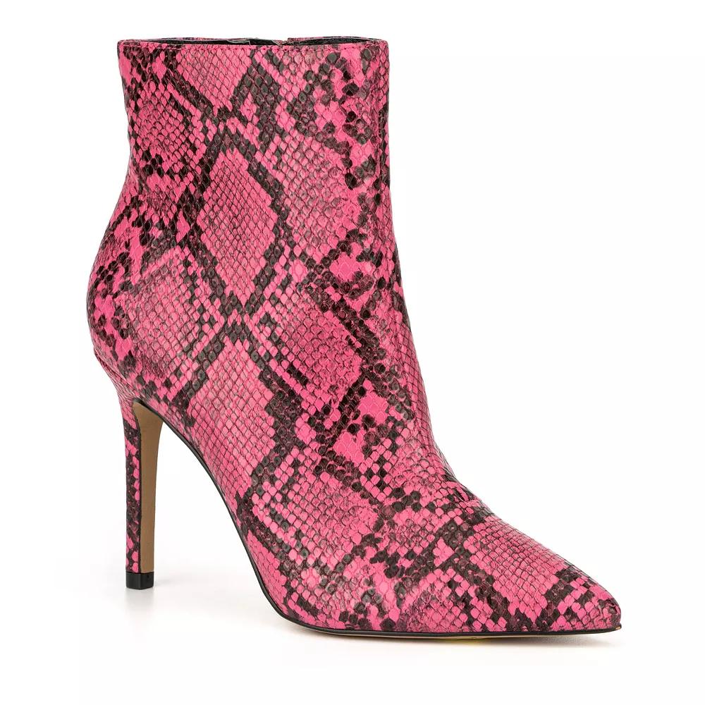 New York & Company Carmen Women's High Heel Ankle Boots, Size: 7, Pink Product Image