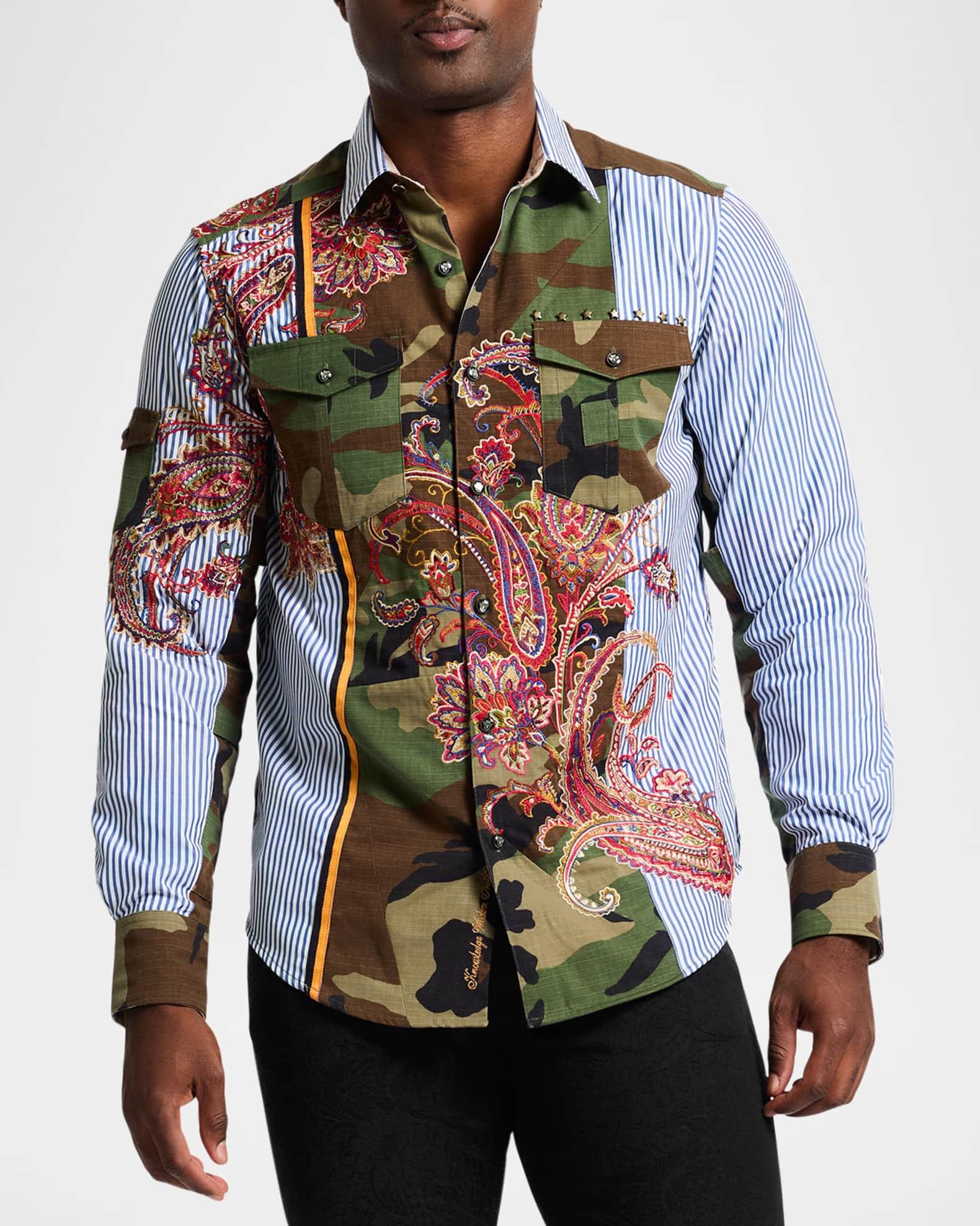 Mens Casual Button-Down Shirt Product Image