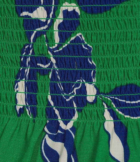 I.N. San Francisco Sleeveless Floral-Printed Smocked Coordinating Camisole Product Image