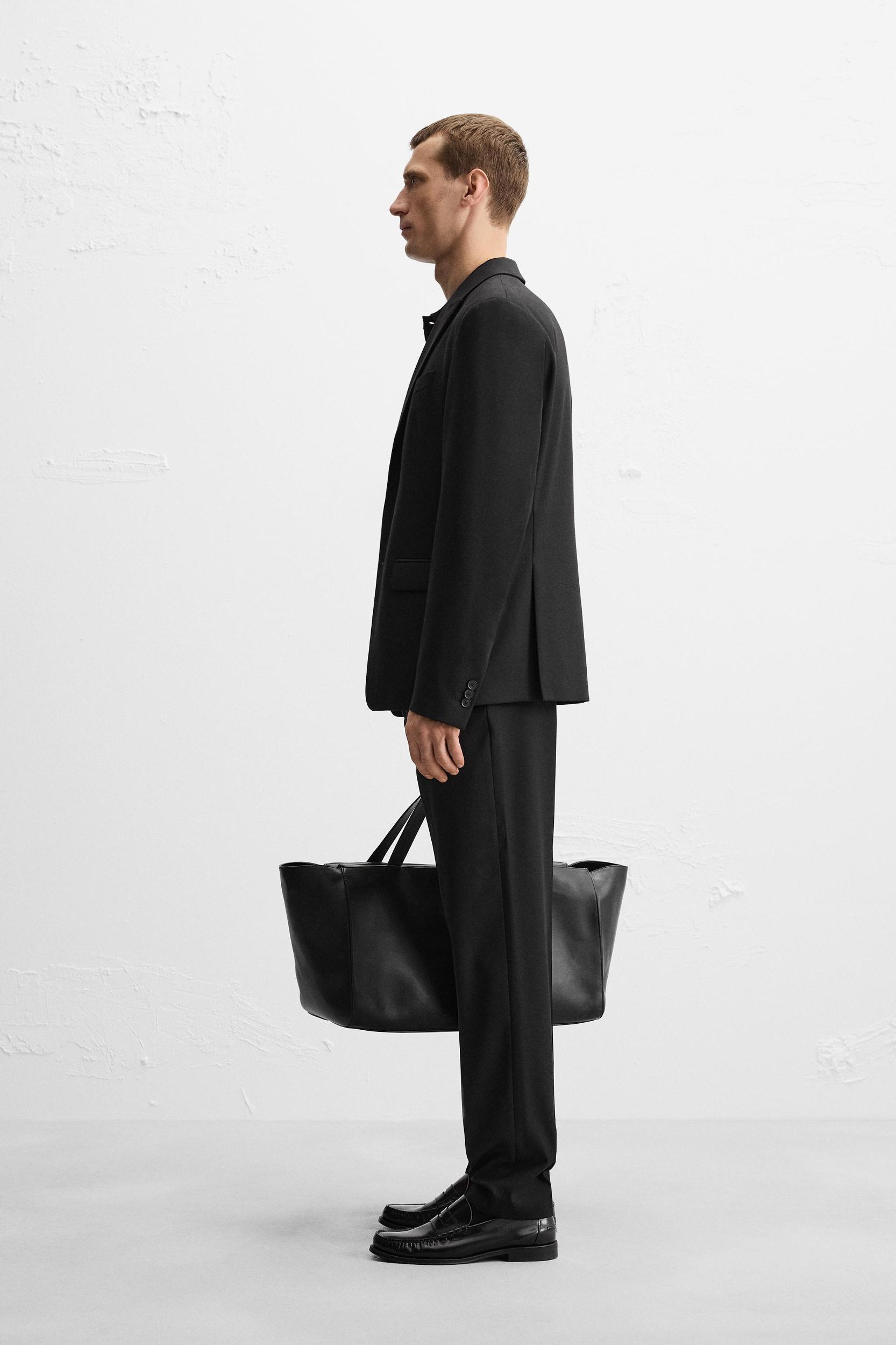 SLIM FIT SUIT PANTS Product Image