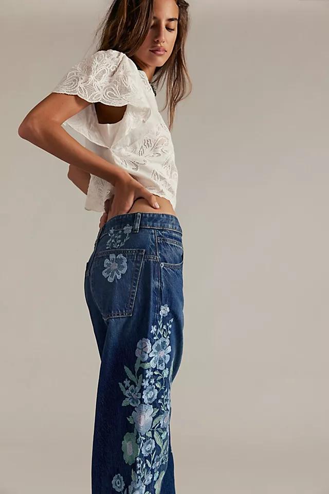 We The Free Willow Floral Embroidered Jeans Product Image