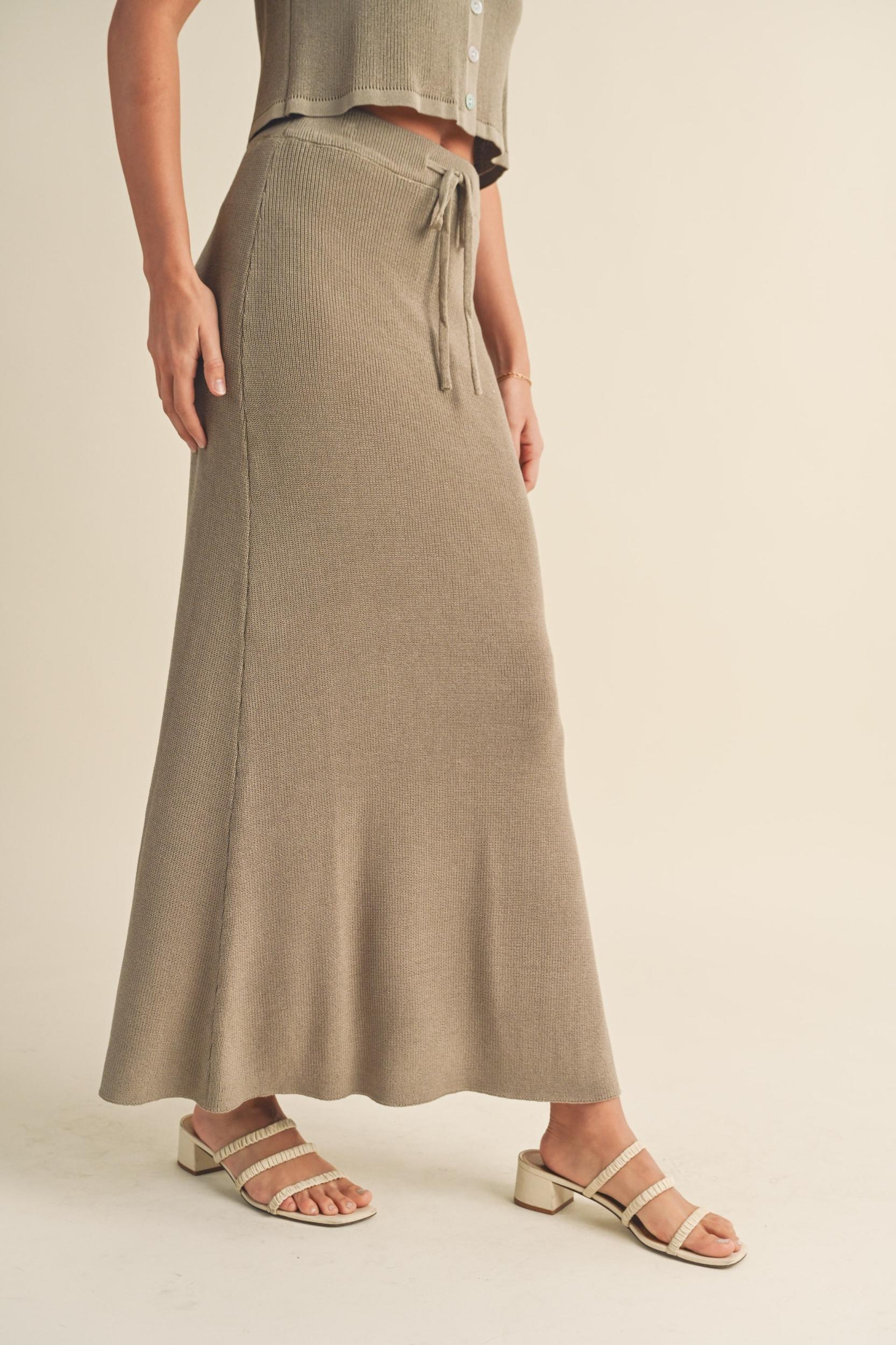 Knit Maxi Skirt Product Image