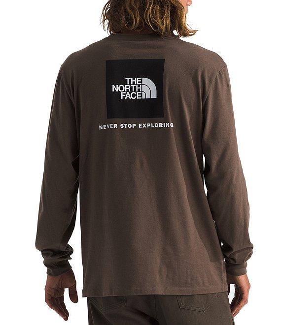 The North Face Long Sleeve Box NSE Logo Graphic T-Shirt Product Image